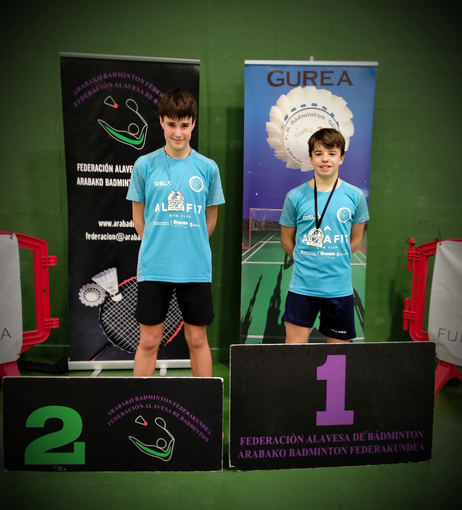Medallas en el Top TTR Vitoria Sub-15, Sub-19 y Absoluto Popular (14/01/2024)